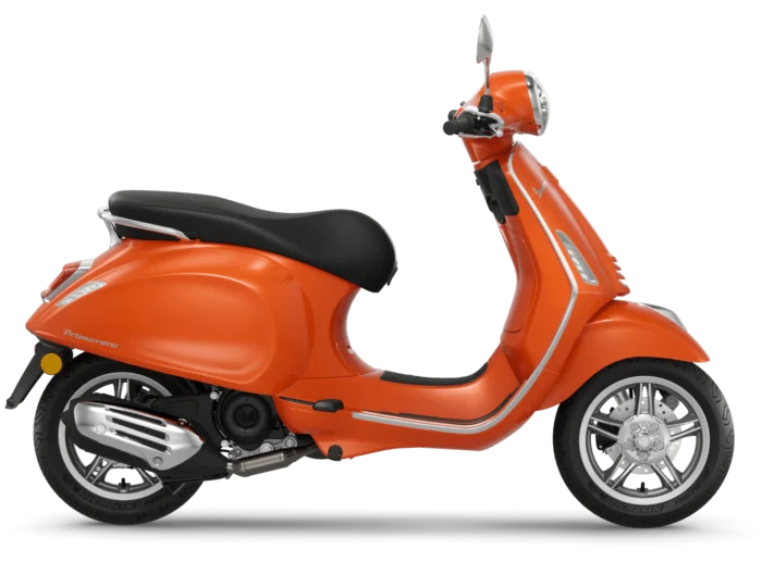Vespa Primavera boja narančasta impulsivo